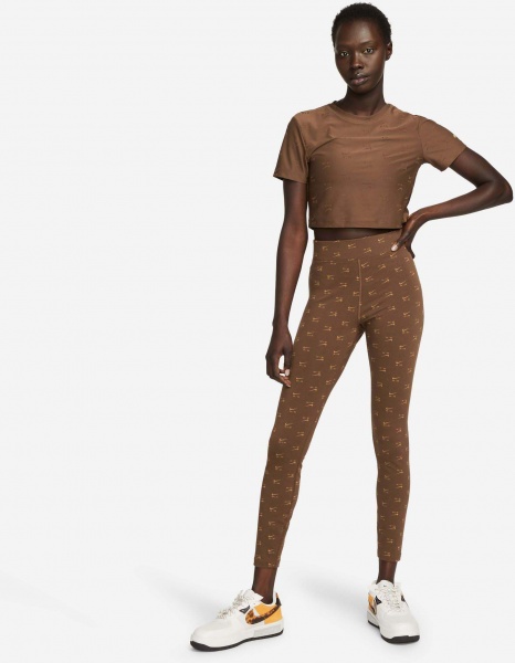 Лосины Nike AIR TIGHTS HR DQ6573-259 р.S коричневый