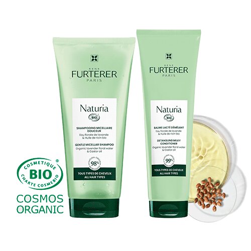 Набір для волосся унісекс Rene Furterer NATURIA Подвійний щоденний догляд