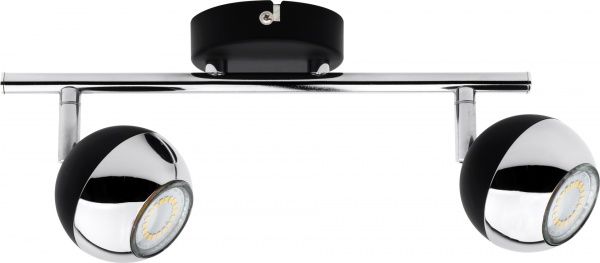 Спот Spot Light Bianca 2502204 2x50 Вт GU10 хром/чорний 