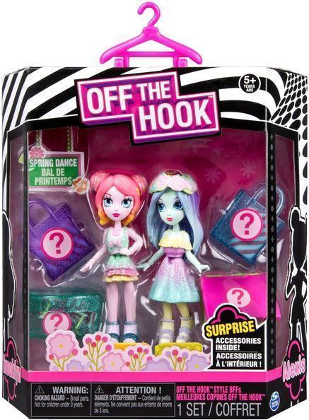 Набір Off the Hook з двох стильних ляльок Весняне диско Алексіс і Бруклін