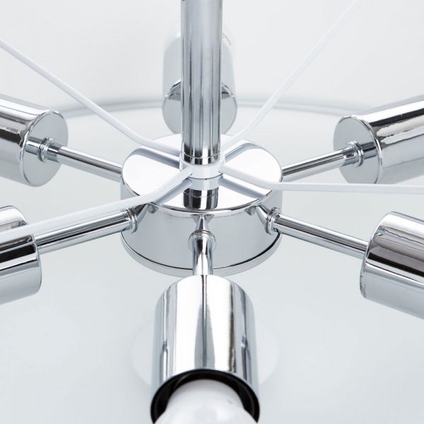 Люстра потолочная Arte Lamp Aurora A1150PL-6CC 6x60 Вт E27 белый 