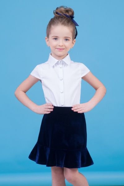 Спідниця шкільна 30-9029-2 Zironka р.140 синій 