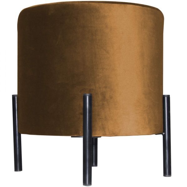 Пуф Ракета велюр Jasmin 41 гірчичний 