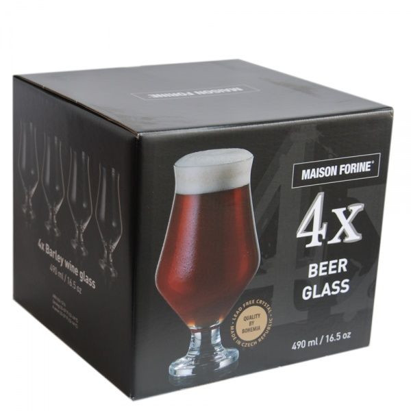 Набор бокалов для пива Barley 490 мл 4 шт. Maison Forine 