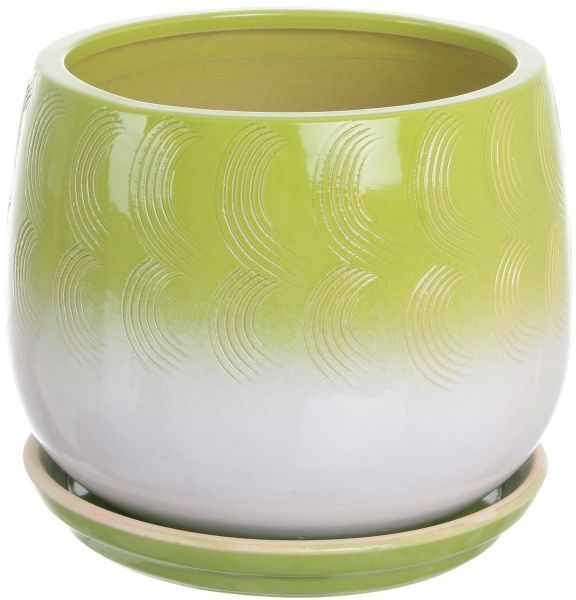 Горщик Viet Thanh Ceramic с блюдцем гармония 25х21 см VT.11273-2 