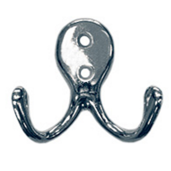 Крючок мебельный  Larvij LK0201CH хром