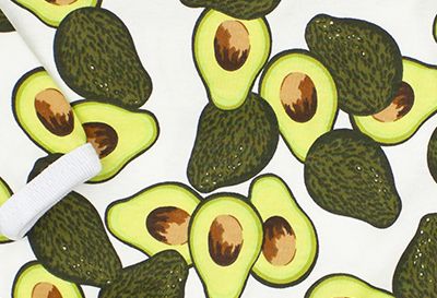 Боді унісекс Маленькие люди Авокадо р.80 білий із малюнком 