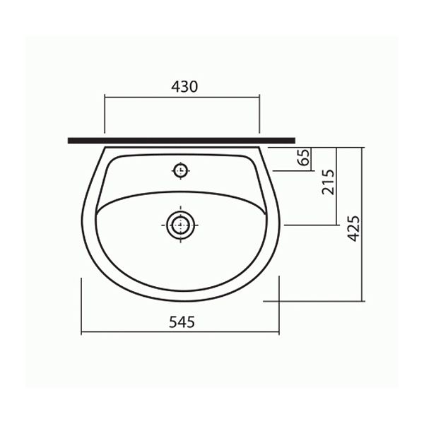 Умывальник  Kolo Idol 55 M1115500U