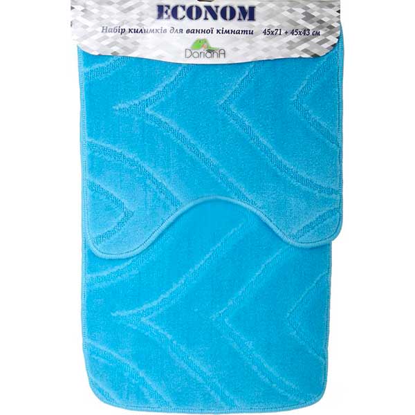 Набор ковриков Dariana Econom JD 669 голубой