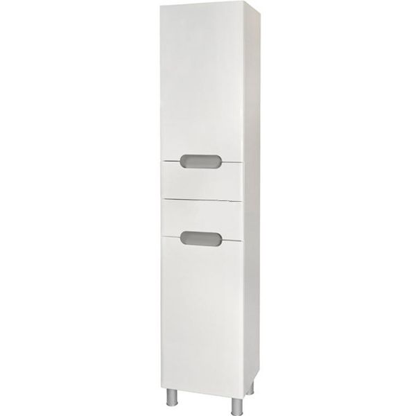 Пенал підлоговий Aqua Rodos Бостон з кошиком для білизни правобічний