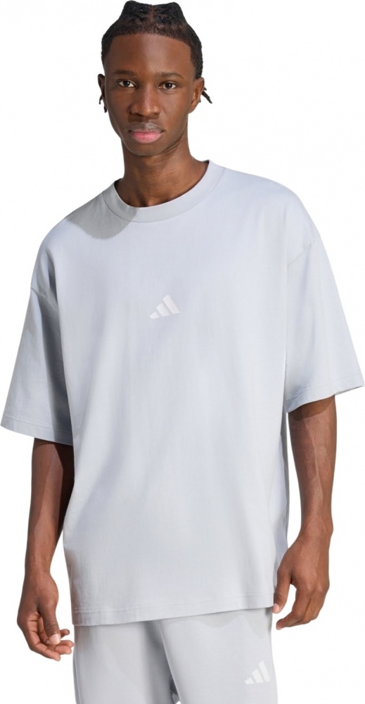 Футболка Adidas M FI SL T HALSIL KD7651 р.XL голубой