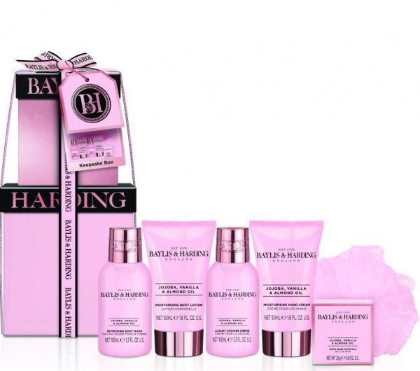 Набір подарунковий для жінок Baylis&Harding Jojoba, Vanilla&Almond Oil BH20JOMINISTACK