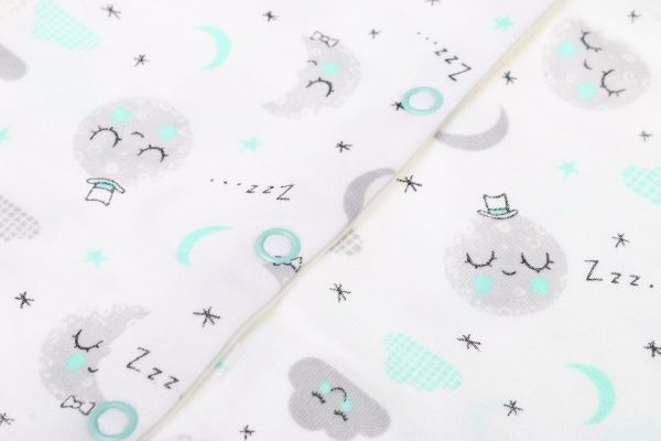 Боді дитяче унісекс Baby Veres Sleepy Moon р.56 м'ятний 