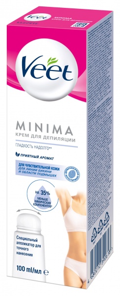 Крем Veet Minima Formulation для чутливої шкіри 100 мл