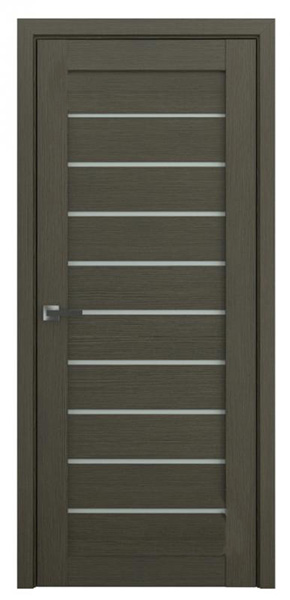 Дверне полотно Dverona 502 ПГО 700 мм дуб сірий