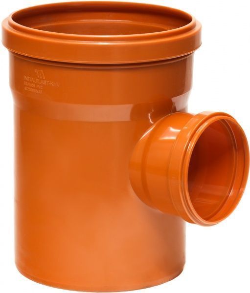 Трійник каналізаційний ПВХ d200х110х90° Інсталпласт