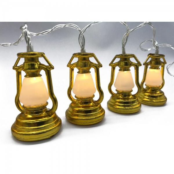 Электрогирлянда линейная SHLigts Фонарики (1047236) встроенный светодиод (LED) 10 ламп 