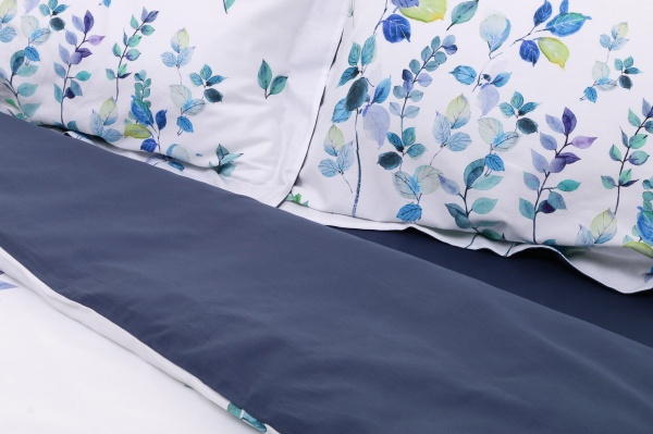 Комплект постільної білизни Botanic Blue 2 блакитний La Nuit 