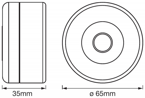 Нічник Ledvance акумуляторний TOUCH 0,45 Вт білий DOT it high 