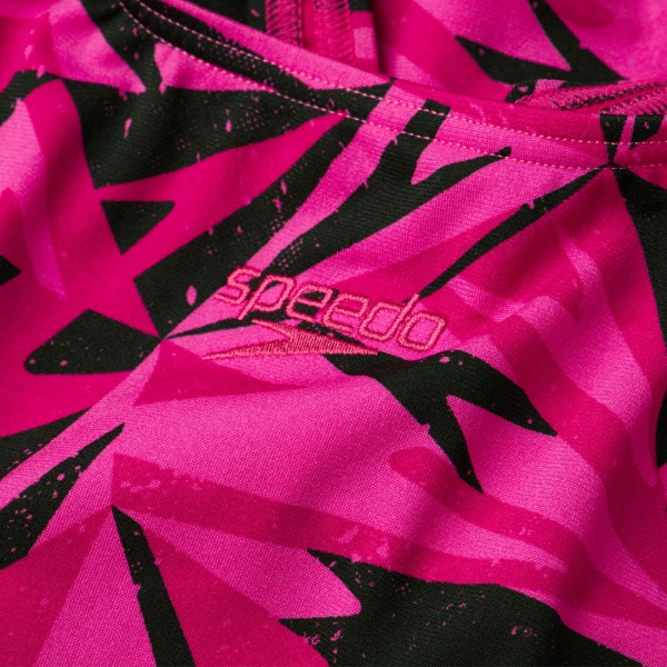 Купальник Speedo HYPERBOOM MDLT AF BLACK/PINK 8-12199G720 р.XL рожевий