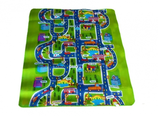  Lanor Коврик Lanor беби мат Поляна/Город (200х180х0,5см)