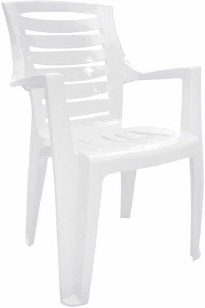 Стул пластиковый Алеана Рекс 87x63x56 см белый 