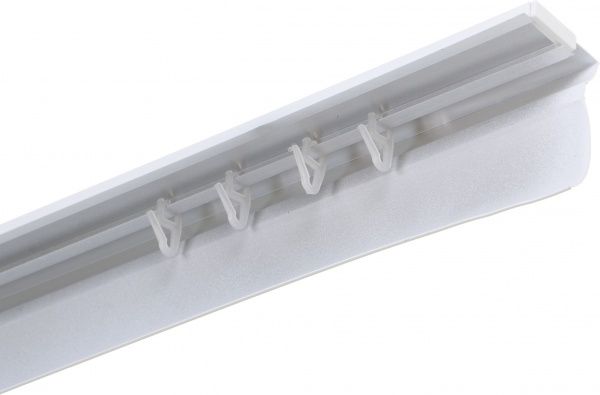 Карниз Cardinal Макс плюс із молдінгом подвійний 150 см білий 