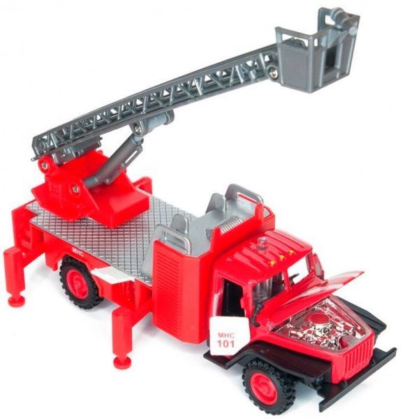 Машинка Технопарк 1:43 Автомодель - Урал Пожежна