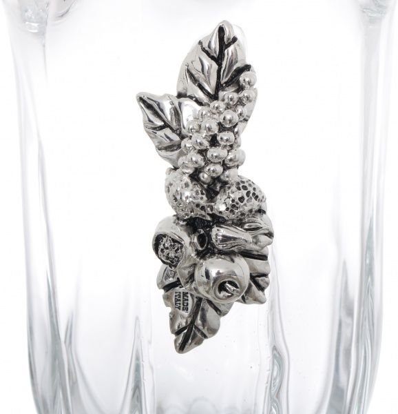 Ваза Tulipano з керамічним декором White cristal