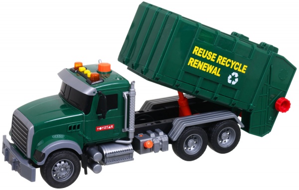 Іграшковий сміттєвоз Shantou інтерактивний 35х12х17 см зелений 666-53P