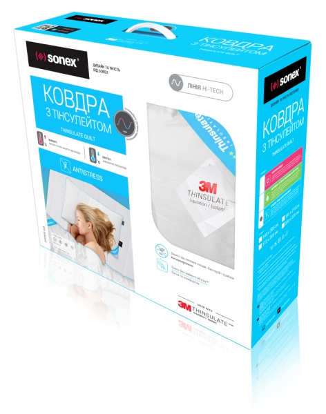 Одеяло Antistress 140x205 см Sonex