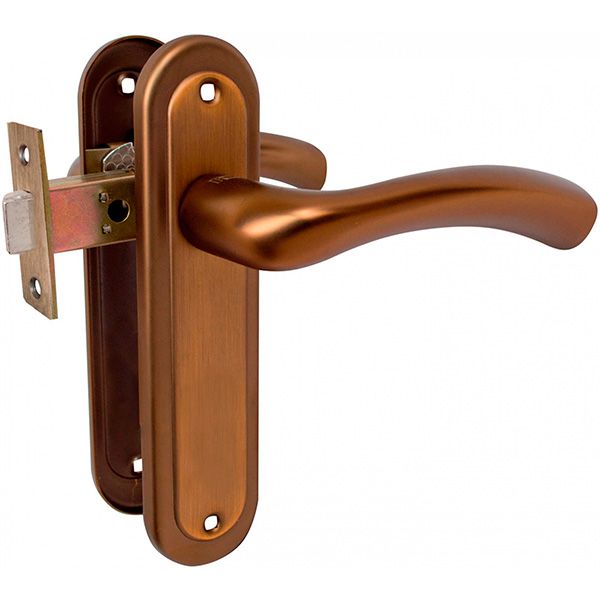 Комплект RDA Siena ручка на планке + защелка 256 кофе