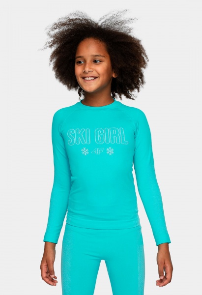 Комплект термобелья 4F HJZ21-JBIDB001-35S р.164 бирюзовый