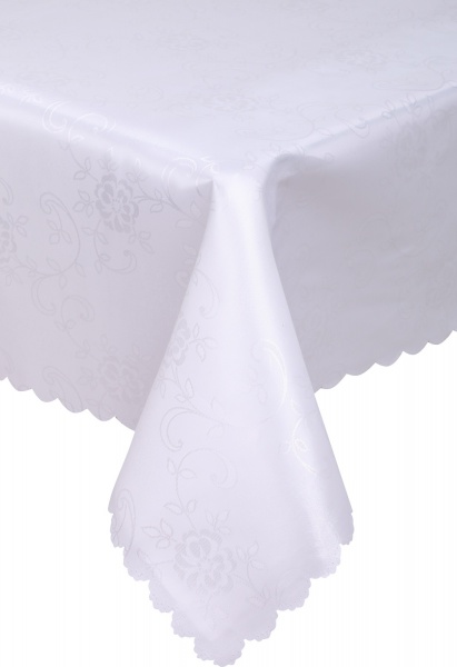 Скатерть Dertsiz 110x180 см белый Karna 
