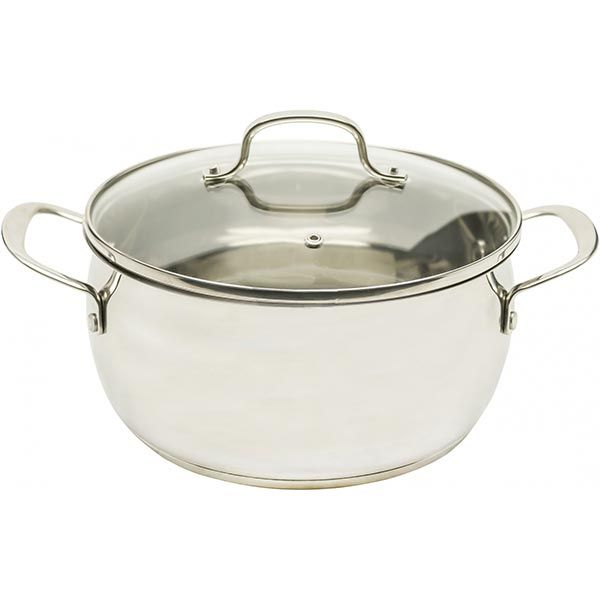 Кастрюля из нержавеющей стали сферическая 5 л