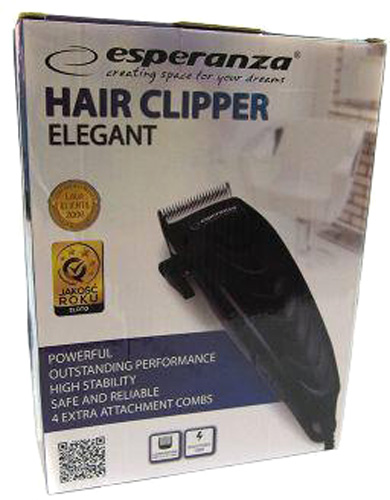 Машинка для підстригання Esperanza EBC002 Elegant black