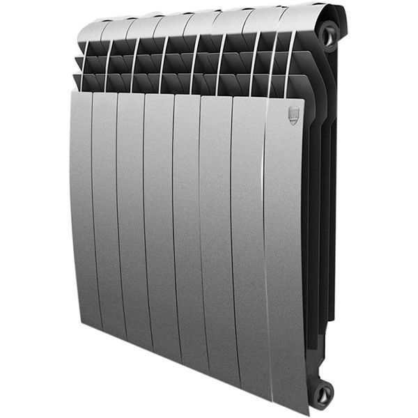 Радиатор биметаллический Royal Thermo BiLiner 500 Silver Satin 8 (НС-1175306)