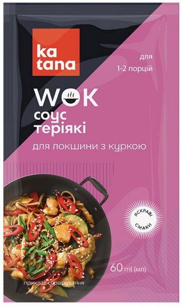 Соус Katana Теріякі WOK 60 мл