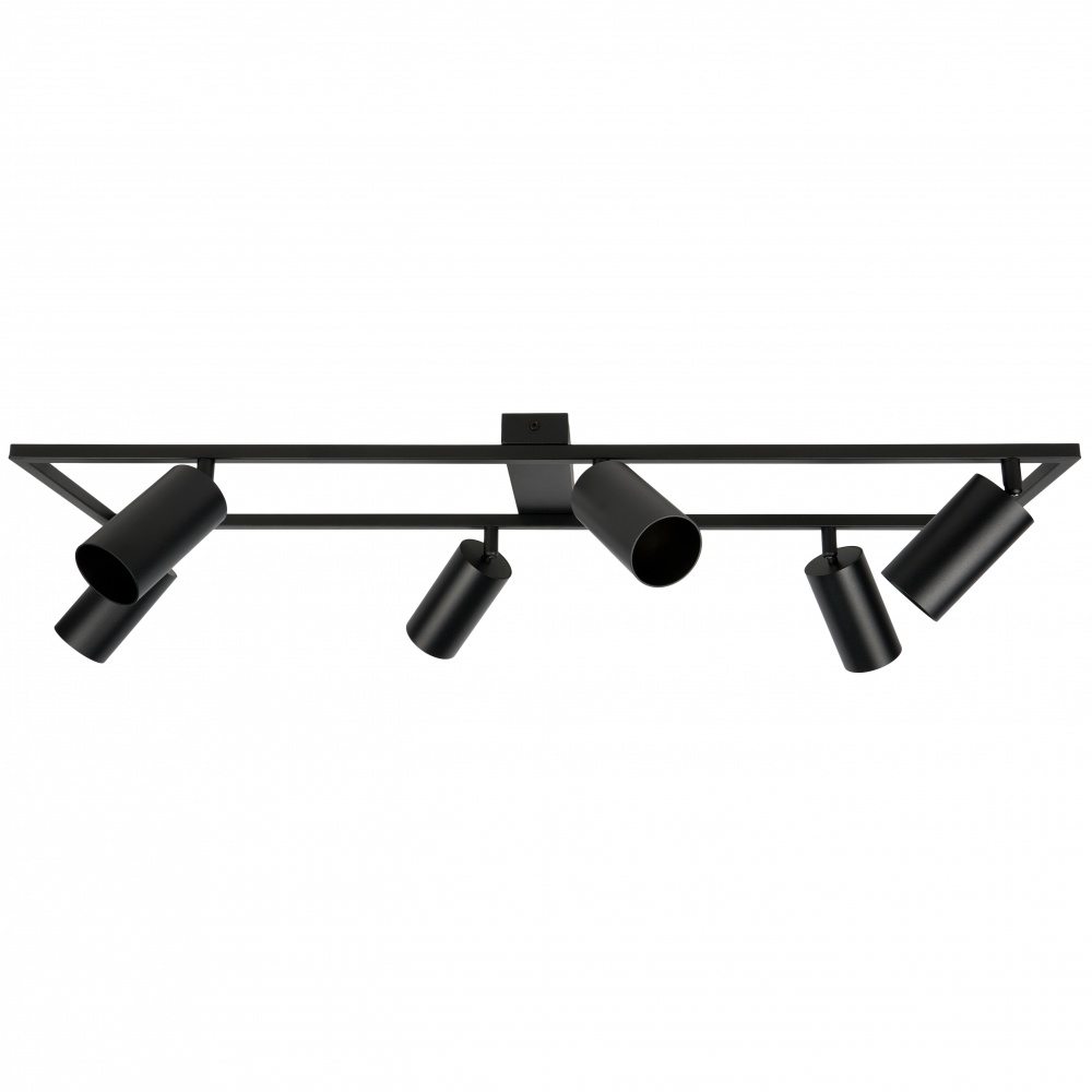 Люстра потолочная Berger 6x35 Вт GU10 [019] Black 4001-SLS-6 Black