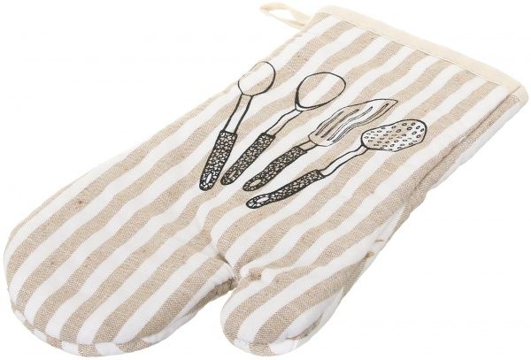 Набір кухонний прихватка та рукавиця Spoons 18x33 см бежевий UP! (Underprice) 