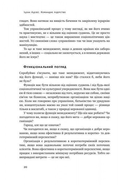 Книга Ицхак Адизес «Командне лідерство. Як керувати сильними менеджерами» 978-617-7682-08-9