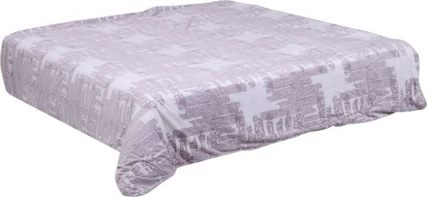 Покривало декоративне Brooklin 160x200 см La Nuit білий із фіолетовим 