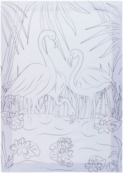 Набор для росписи на холсте Идейка Розовые фламинго 25x35 см 7125