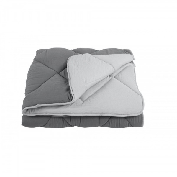 Ковдра Le Duo Colore 200x220 см Luna сірий графіт