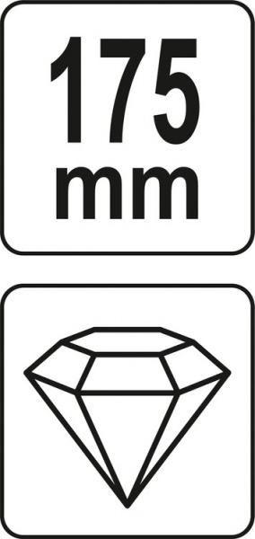 Склоріз алмазний YATO YT-37390 175 мм