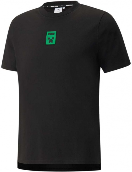 Футболка Puma MINECRAFT GRAPHIC TEE 53437401 р.M чорний