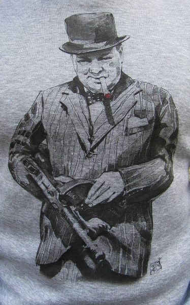 Свитшот P1G WINTER SWEATSHIRT WINSTON CHURCHILL UA281-29911-WC-IG р. S серый