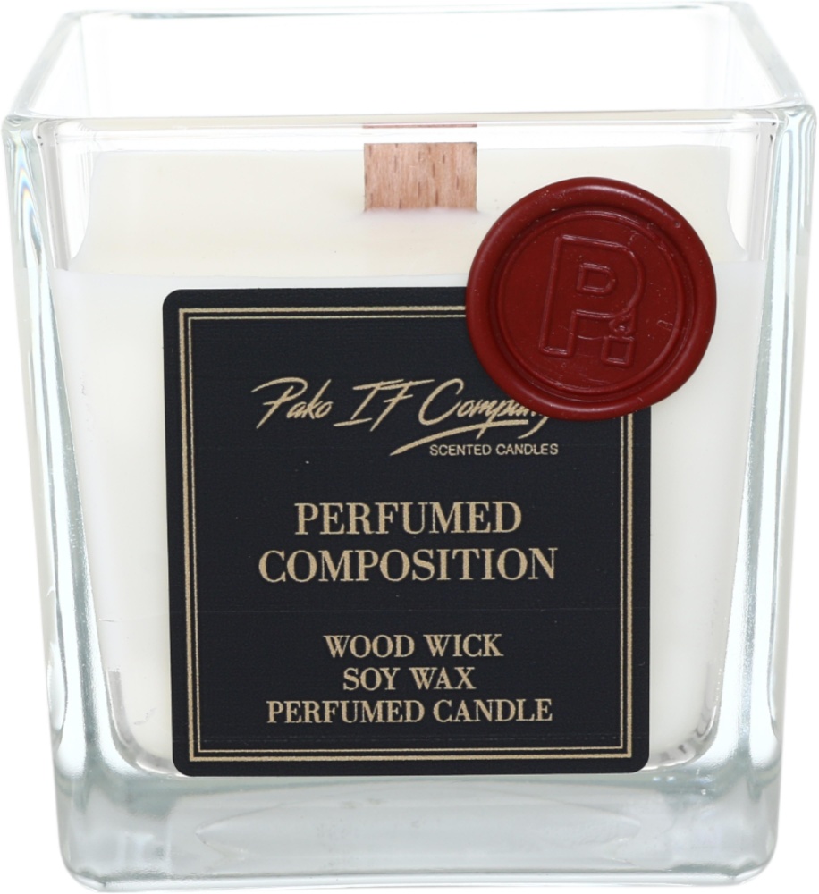 Свічка ароматична Pako-If в склі квадрат 80х80 мм парфумована чоловіча