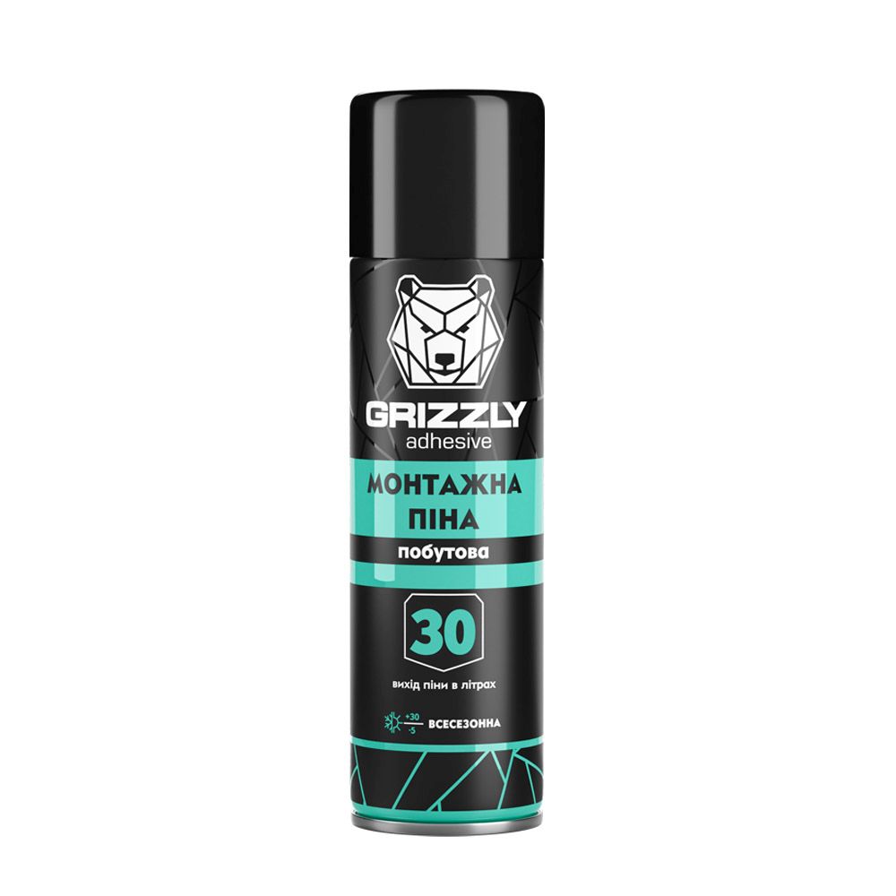 Пена монтажная Grizzly бытовая 500 мл