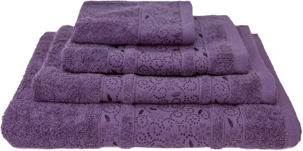 Рушник махровий Sevinch 30x70 см фіолетовий Simi 